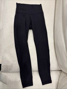 Lulu Lemon  Black High-Waist Active Leggings